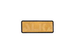 10 CATADIOPTRIQUES RECTANGULAIRE ADHÉSIF AMBAR 95*38MM