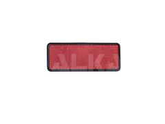 10 CATADIOPTRIQUES RECTANGULAIRE ADHÉSIF ROUGE 95*38MM