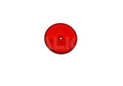10 CATADIOPTRIQUES ROND FIX.PAR VIS P/REMORQUE ROUGE ø 70MM