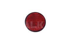 10 CATADIOPTRIQUES ROND ADHÉSIF POUR REMORQUE  ROUGE ø 70MM