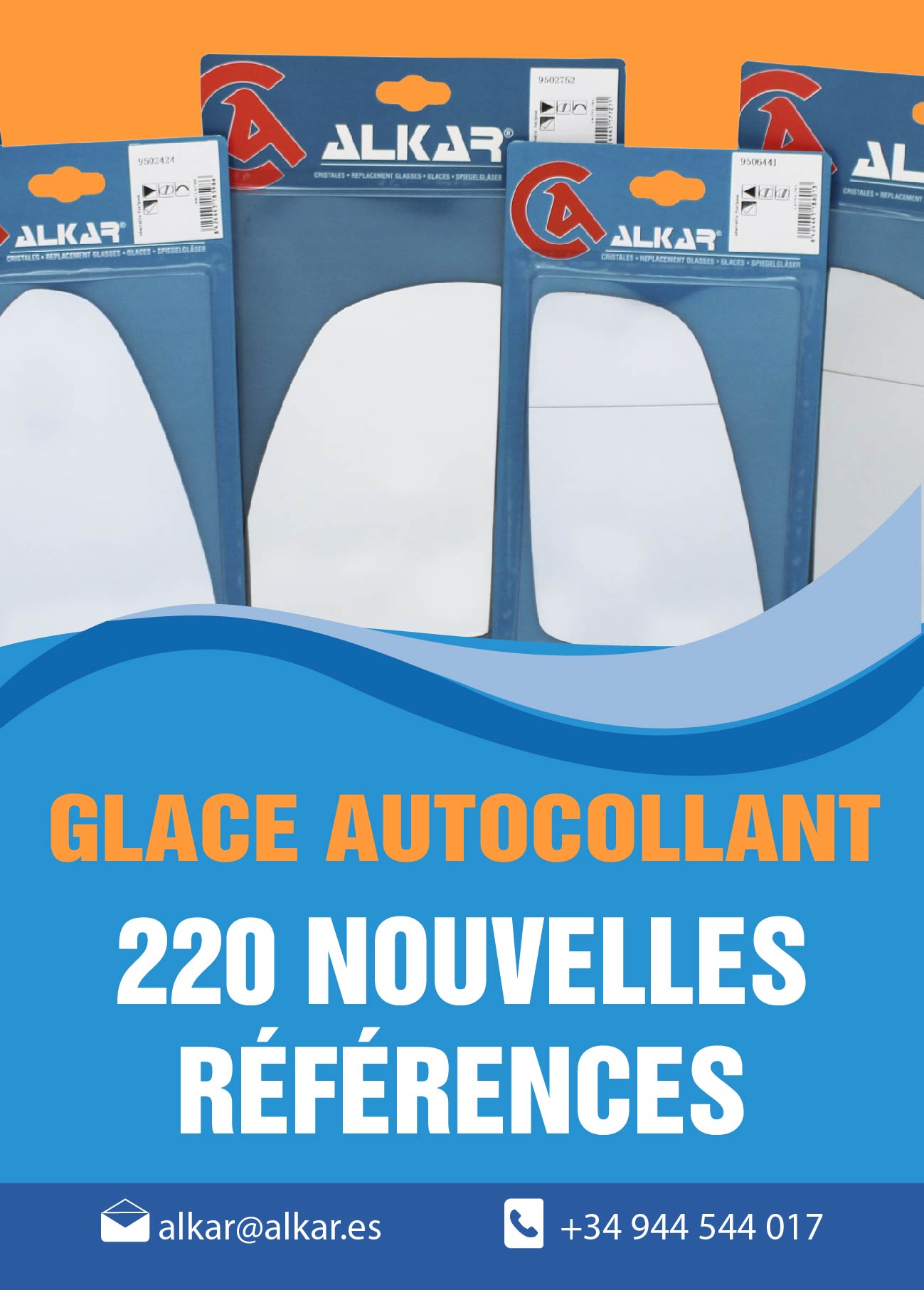 VERRE DE REMPLACEMENT. 220 NOUVELLE REFERENCES